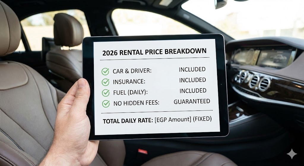 اسعار ايجار سيارات ليموزين القاهرة (Cairo limousine car rental prices)