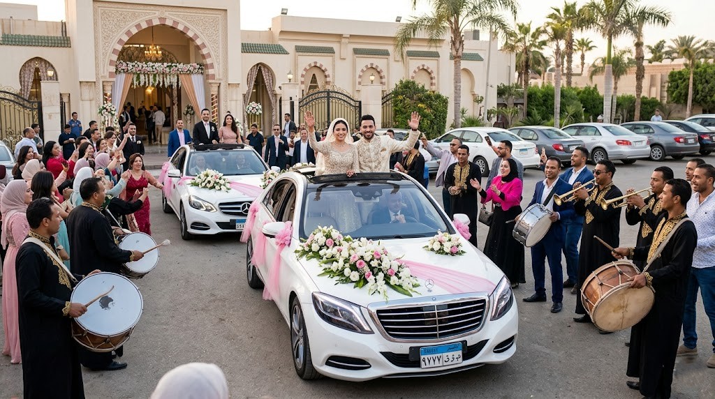 ايجار سيارات مرسيدس زفاف (S-Class & E-Class)