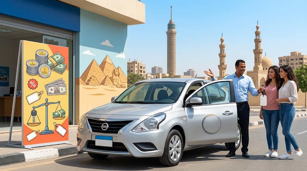 ايجار نيسان صني بارخص سعر اسعار ايجار نيسان صني ليموزين القاهرة اقتصادي - Cheapest car rental prices in Egypt