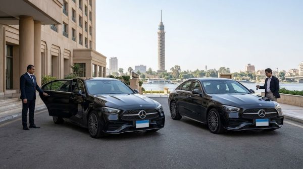 ايجار مرسيدس C180 موديل 2026 بسائق أو بدون سائق من ليموزين القاهرة | ليموزين القاهرة
