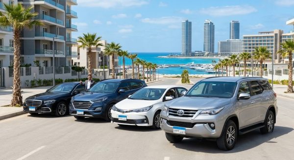 ايجار عربية العلمين الجديدة 2026 — كل أنواع العربيات | ليموزين القاهرة