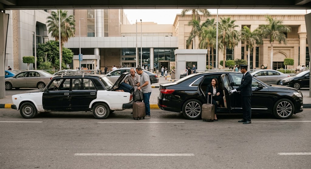 airport-taxi-vs-airport-limousine-why-choose-limousine-2026-الفرق-بين-ايجار-التاكسي-للمطار-وليموزين-المطار-03