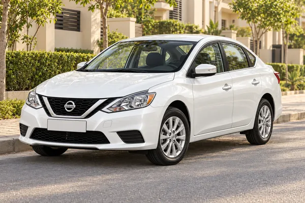 Nissan Sentra rental — AI-generated illustration