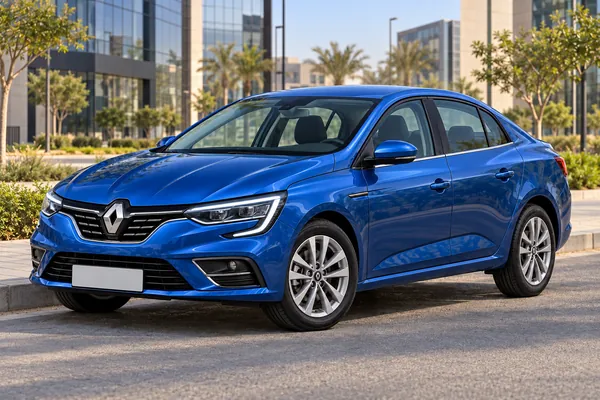 Renault Megane rental — AI-generated illustration